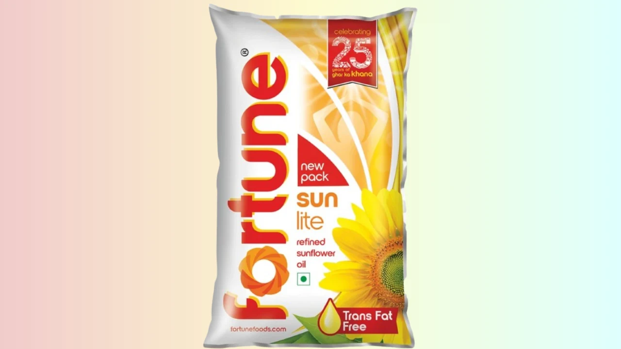 Fortune Sunflower Oil Pouch - 1 ltr